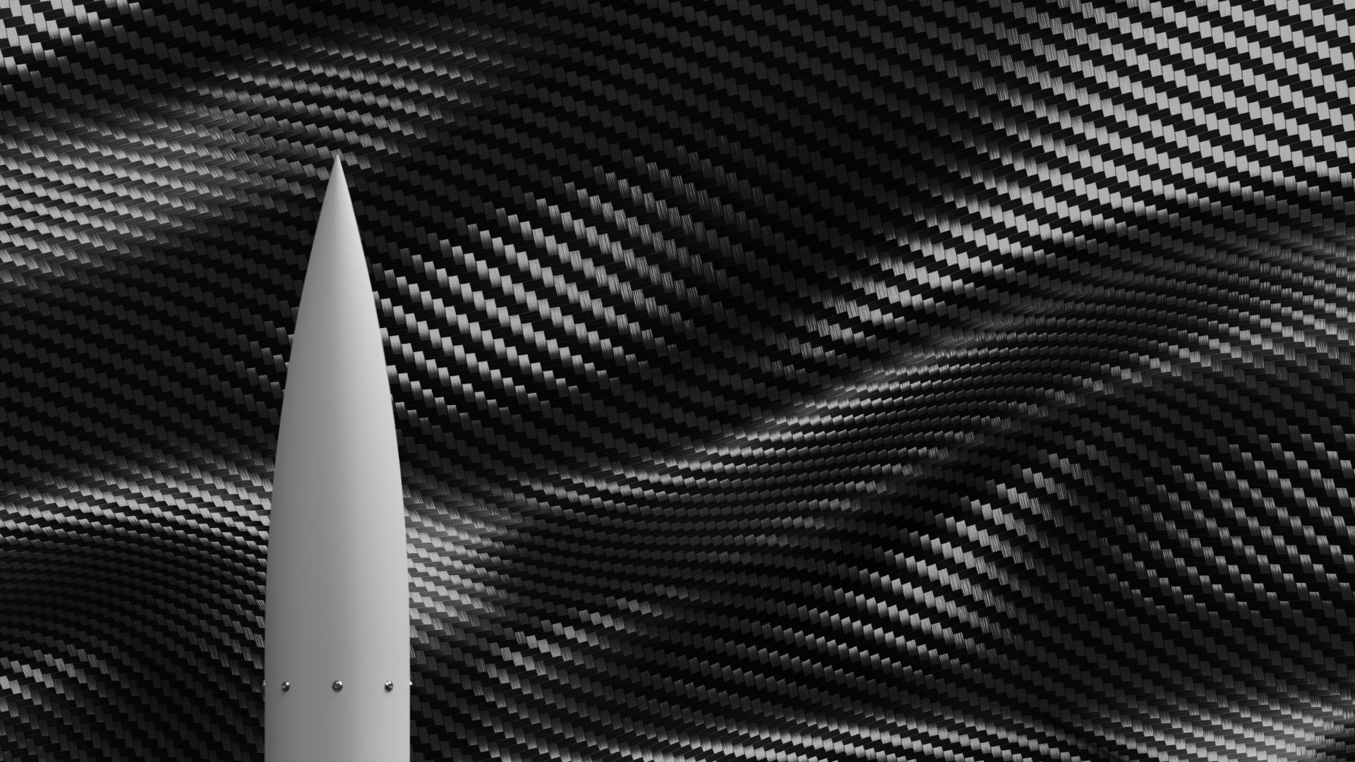 The Goddard sounding rocket's nose cone